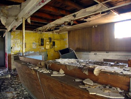Albion Drive-In Theatre - Concession Counter - Photo From Water Winter Wonderland